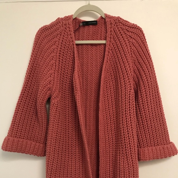 Dsquared2 Pink Wool Cashmere Cardigan - Picture 3 of 6